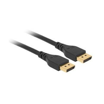 Delock DisplayPort - Displayport cable, 2m, black ,7680x4320@60Hz,ohne Einrastfunktion Delock DisplayPort - Displayport cable, 2m, black ,7680x4320@60Hz,ohne Einrastfunktion