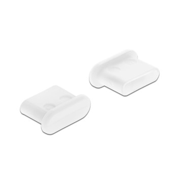 Delock USB-Typ-C Staubschutz, 10 Stück, Zum Schutz von USB-Ports, white