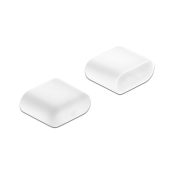 Delock USB-Typ-C Staubschutz, 10 Stück, Zum Schutz von USB-Ports, white, ohne Griff