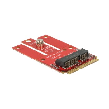 DeLock Mini-PCI-Express-x1 Controller, 1xM2 Key E, 1xmSATA, 1x MiniPCIexpress DeLock Mini-PCI-Express-x1 Controller, 1xM2 Key E, 1xmSATA, 1x MiniPCIexpress