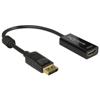 Monitoradapter DP for HDMI, passiv,4K, DP Stecker for HDMI Buchse , 20cm, black  Monitoradapter DP for HDMI, passiv,4K, DP Stecker for HDMI Buchse , 20cm, black