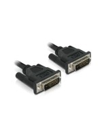 Delock DVI-D Monitor Kabel: 3m, Dual-Link, Stecker 24+1 auf Stecker 24+1