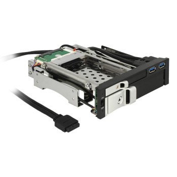 Delock HDD Einbausatz, 4x 2.5 HDD in 3.5, black , Hot-Swap, abschliessbar Delock HDD Einbausatz, 4x 2.5 HDD in 3.5, black , Hot-Swap, abschliessbar