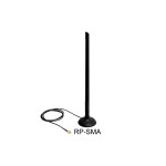 Delock Antenne WLAN RP-SMA, 30cm RP-SMA 6.5 dBi Rayonnement omni directionnel