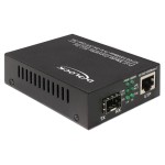 Delock Convertisseur de médias SFP - RJ45 1Gbps avec PoE+