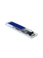 Delock Boîtier externe USB3.1 Typ-C - NVME SSD M.2, Transparent