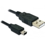 USB-mini-câble 0.7m A-MiniB,USB 2.0, pour caméras numériques et disque dur 2.5