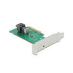 Delock Adaptateur de bus hôte PCI-Ex4v4 -1x SFF-8643 NVMe U.2