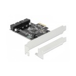 Delock Carte PCI Express 2x USB 3.0 interne (fiche à broche)