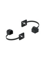 Delock RJ-45 Stecker Staubschutz, 1 Stück, mit Befestigungsclip, schwarz