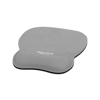 Delock ergonomisches Mousepad 245 x 206 mm, with Handballenauflage, grey Delock ergonomisches Mousepad 245 x 206 mm, with Handballenauflage, grey