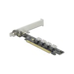 Delock Adaptateur de bus hôte PCI-Ex16 - 4x SFF-8654 Bifurcation