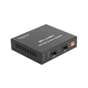 Delock Medienkonverter SFP+ zu SFP+, 10GBase-R zu 10GBase-R Delock Medienkonverter SFP+ zu SFP+, 10GBase-R zu 10GBase-R
