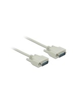 Serielles cable DB15, grey, 2m, Stecker/Stecker