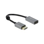 Delock Adaptateur Displayport 1.4 – HDMI,4k 60Hz, HDR noir