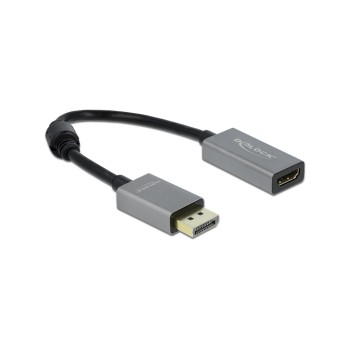Monitoradapter DP-Stecker for HDMI-Buchse, black , 4K 60Hz (HDR) Monitoradapter DP-Stecker for HDMI-Buchse, black , 4K 60Hz (HDR)