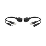 Delock Convertisseur PoE Jeu d’adaptateur passif Set RJ45, DC 5.5 x 2.5mm