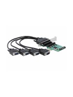 Delock Carte PCI Express 89938 4x RS-232 avec alimentation électrique