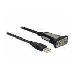 Delock Adapter USB-A zu Seriell DB9 RS-232, 4 m, schwarz