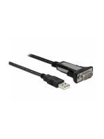 Delock Adapter USB-A for Seriell DB9 RS-232, 4 m, black 