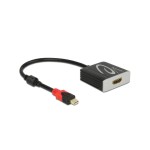 Delock Adaptateur 4K/60Hz, actif, HDR Mini DisplayPort - HDMI