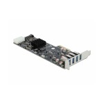 Delock Carte PCI Express 89008 USB 3.0 - 4x externe + 3x interne