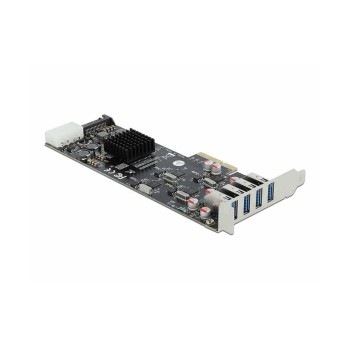 Delock 89008 PCI Express 4x USB 3.0 LP, 4x USB 3.0, 1 x SATA Strom, 1x PCI x4 V2.0 Delock 89008 PCI Express 4x USB 3.0 LP, 4x USB 3.0, 1 x SATA Strom, 1x PCI x4 V2.0