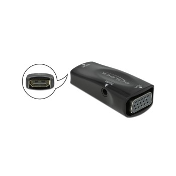 Monitoradapter HDMI for VGA black , HDMI for VGA Monitoradapter HDMI for VGA black , HDMI for VGA