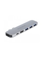 Delock 87753 Dockingstation für MacBook, 2x Dual HDMI 4K / USB-C PD/ 3x USB-A