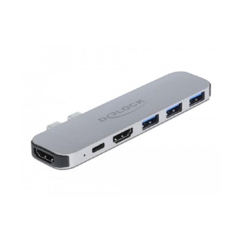 Delock 87753 Dockingstation für MacBook, 2x Dual HDMI 4K / USB-C PD/ 3x USB-A Delock 87753 Dockingstation für MacBook, 2x Dual HDMI 4K / USB-C PD/ 3x USB-A