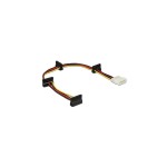 Delock Câble électrique Molex - 4x SATA 40 cm