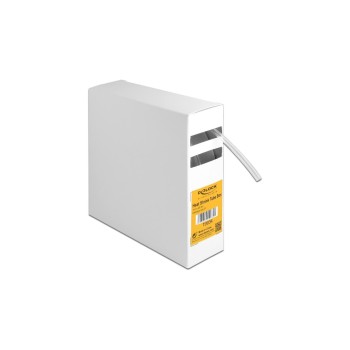 Delock Schrumpfschlauch, 10mx4.8mm, Spenderbox, transparent Delock Schrumpfschlauch, 10mx4.8mm, Spenderbox, transparent