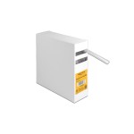 Delock Gaine thermorétractable 10 m x 9.5 mm Transparent