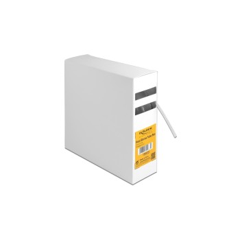Delock Schrumpfschlauch, 15mx2.4mm, Spenderbox, transparent Delock Schrumpfschlauch, 15mx2.4mm, Spenderbox, transparent