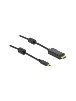 Delock Aktives USB Typ-C HDMI Kabel, 2m, Schwarz, Auflösung bis 3840 x 2160 @ 60 Hz