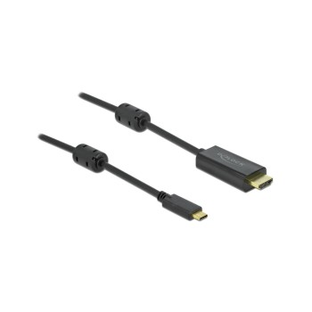 Delock Aktives USB Typ-C HDMI cable, 5m, black , Auflösung bis 3840 x 2160 @ 60 Hz Delock Aktives USB Typ-C HDMI cable, 5m, black , Auflösung bis 3840 x 2160 @ 60 Hz
