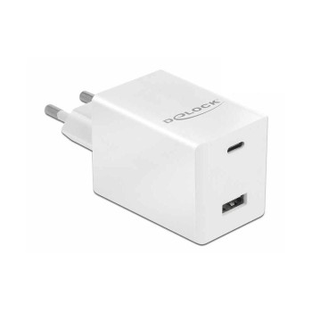 Delock Netzteiladapter USB-C PD 3.0 USB-A, USB-C bis for max. 45W, USB-A bis for 18W Delock Netzteiladapter USB-C PD 3.0 USB-A, USB-C bis for max. 45W, USB-A bis for 18W