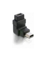 USB Adapter Mini-B for Mini-B, 90ø angled,coudé, mini-B male to mini-B female