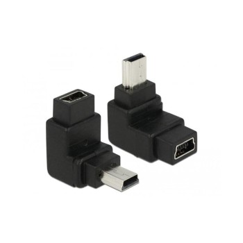 USB Adapter Mini-B for Mini-B, 90ø angled,coudé, mini-B male to mini-B female USB Adapter Mini-B for Mini-B, 90ø angled,coudé, mini-B male to mini-B female