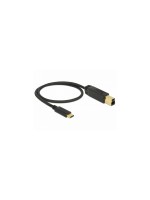 Delock USB3.1 Kabel C-Stecker - B-Stecker, 0.5m, 10Gbps, Gen2, schwarz