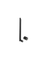 Delock Antenne joint basculant, 20 cm, 5Ghz RP-SMA 5 dBi Rayonnement omni directionnel