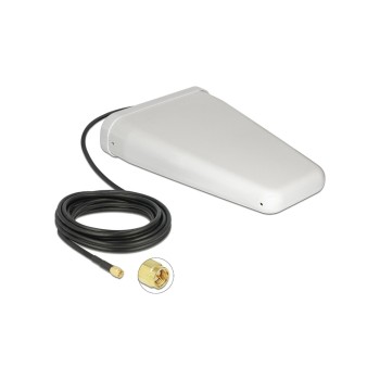 LTE/3G/GSM Antenne, 1x SMA-Stecker, 7-dBi Gewinn, Outdoor, 90'°Sektor, 5m cable LTE/3G/GSM Antenne, 1x SMA-Stecker, 7-dBi Gewinn, Outdoor, 90'°Sektor, 5m cable