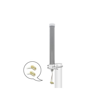 Delock LTE & WLAN-Antenne, 1xSMA, 1xRP-SMA, 2x20cm, Outdoor,2-3dBi Delock LTE & WLAN-Antenne, 1xSMA, 1xRP-SMA, 2x20cm, Outdoor,2-3dBi
