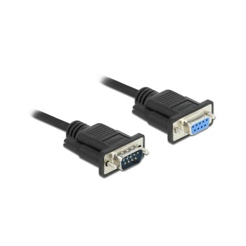 Seriell RS-232 sub-D9 Stecker-Buchse 10m, Serieller Datentransfer, RS-232 Seriell RS-232 sub-D9 Stecker-Buchse 10m, Serieller Datentransfer, RS-232