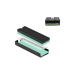 Delock Dissipateur thermique M.2 SSD 2280 Noir