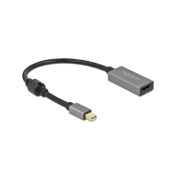 Monitoradapter Mini-Displayport for HDMI, 3840 x 2160 @ 60 Hz, grey, aktiv Monitoradapter Mini-Displayport for HDMI, 3840 x 2160 @ 60 Hz, grey, aktiv