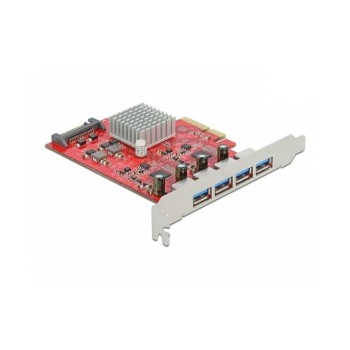 Delock 90481 PCI Express x4 Karte, extern 4x Type-A 10 Gbps (3.2 Gen 2)