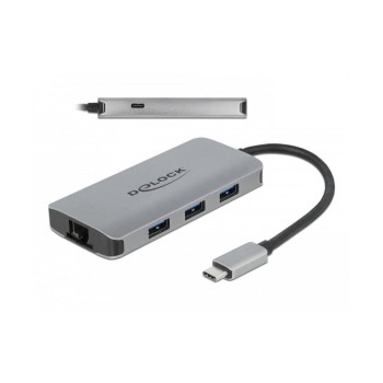 Delock 63252 Dockingstation USB-C, USB, LAN, PD, BC1.2 Delock 63252 Dockingstation USB-C, USB, LAN, PD, BC1.2