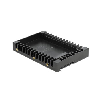 Delock Einbaurahmen 3.5 for 2.5 Laufwerk, black , Masse: 147x101x20mm Delock Einbaurahmen 3.5 for 2.5 Laufwerk, black , Masse: 147x101x20mm