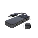 Delock Diviseur de signaux à 3 ports DisplayPort - 3xHDMI, 4K, MST support